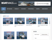 Tablet Screenshot of boatmags.com